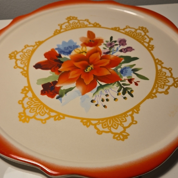 The Pioneer Woman Winter Bouquet Glass Cake Stand - Picture 2 of 4